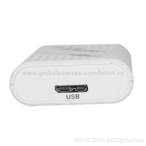 Audio/Video USB 3.0 to DVI/Port Adapter, 1,920x1,080P, 2014 Hot Plug-and-play Function